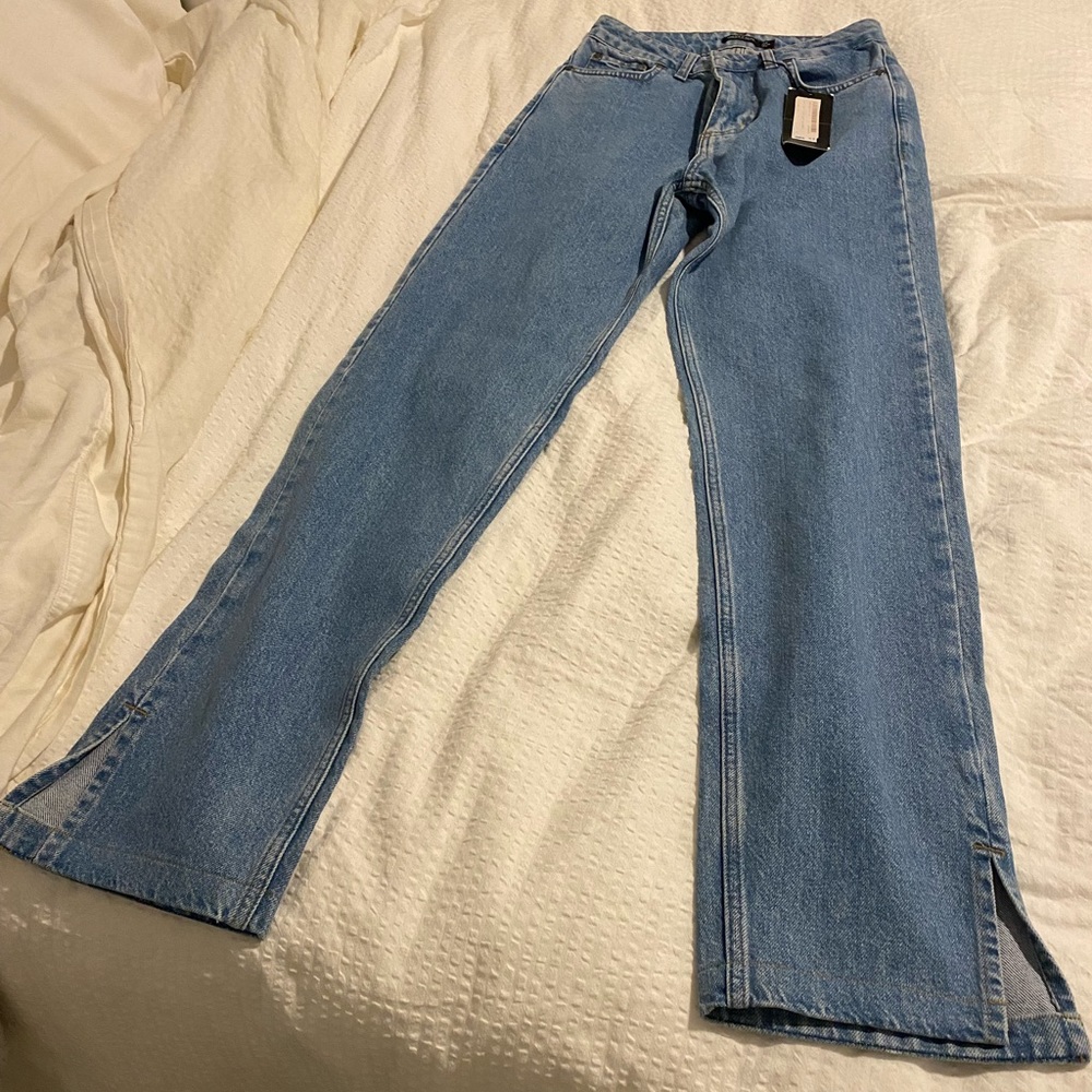 Nasty Gal Flare Jeans with Slit